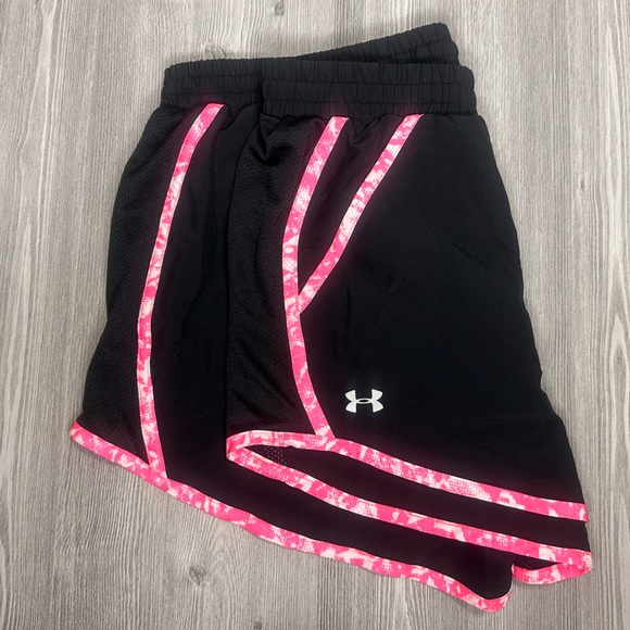 Under Armour Shorts - Black/Pink - Pink Ribbon - Picture 3 of 5